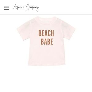 Aspen & Company “Beach Babe” toddler shirt